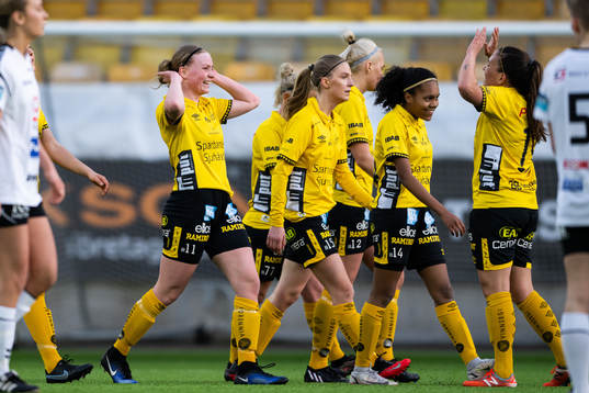 Elfsborgs Leann Nyström jublar