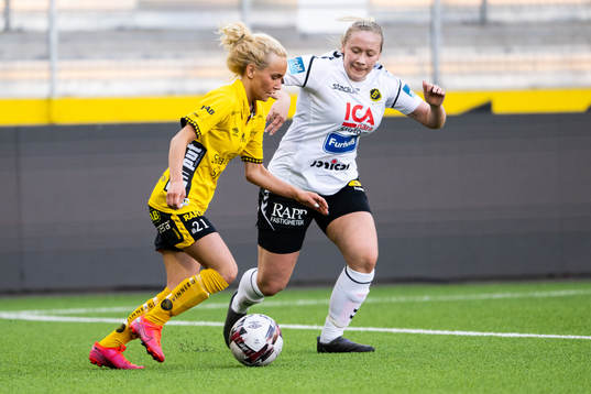Elfsborgs Tea Skoglund och Skultorps Matilda Carlsson