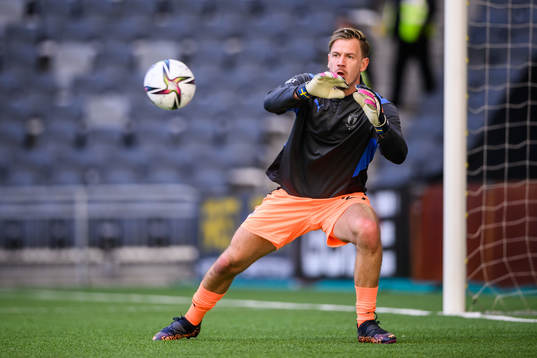 Malmö FFs målvakt Johan Dahlin