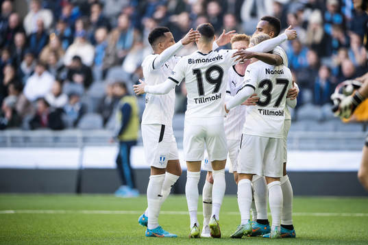 Malmö FFs Isaac Kiese Thelin jublar
