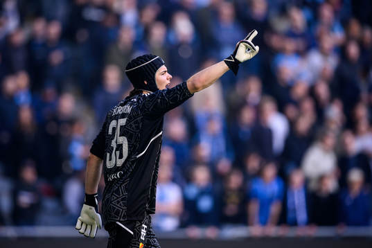 Djurgårdens målvakt Jacob Widell Zetterström