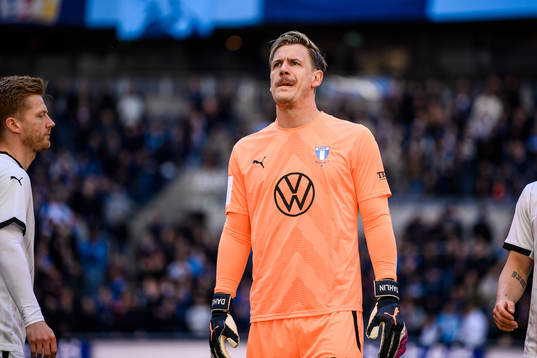Malmö FFs målvakt Johan Dahlin