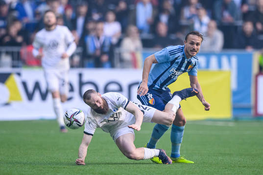 Malmö FFs Jo Inge Berget och Djurgårdens Pierre Bengtsson