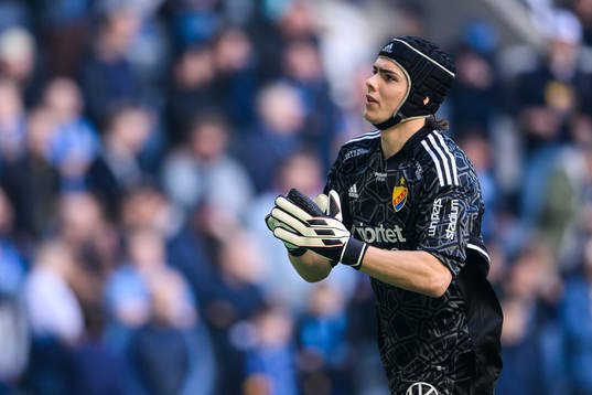 Djurgårdens målvakt Jacob Widell Zetterström