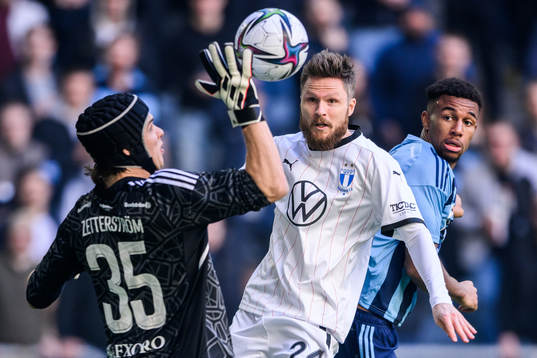 Djurgårdens målvakt Jacob Widell Zetterström och Isak