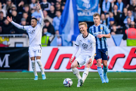 Malmö FFs Anders Christiansen reagerar