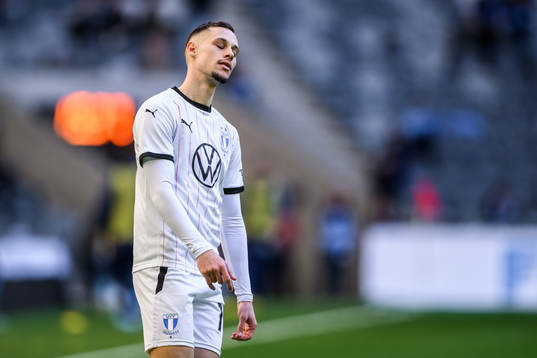 Malmö FFs Veljko Birmancevic deppar