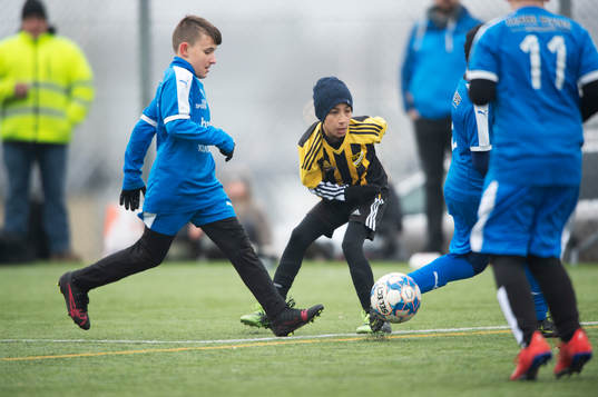 i träningsmatchen för pojkar födda 2011 mellan IFK