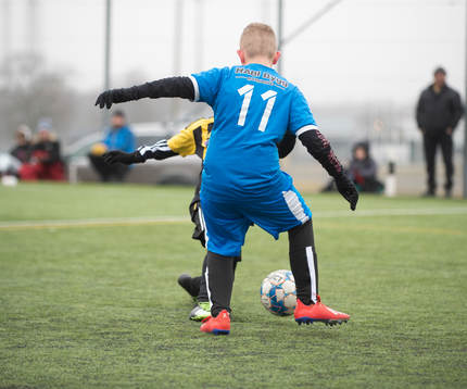 i träningsmatchen för pojkar födda 2011 mellan IFK