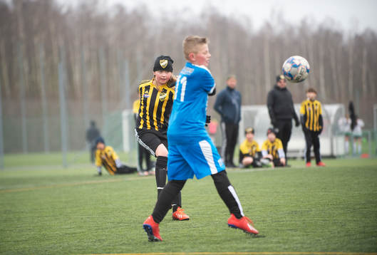 i träningsmatchen för pojkar födda 2011 mellan IFK