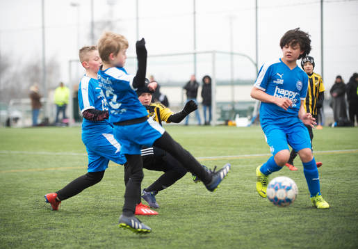 i träningsmatchen för pojkar födda 2011 mellan IFK