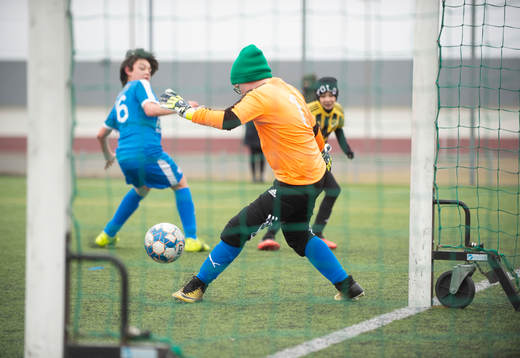 i träningsmatchen för pojkar födda 2011 mellan IFK