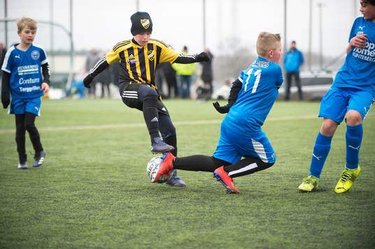 i träningsmatchen för pojkar födda 2011 mellan IFK