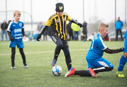 i träningsmatchen för pojkar födda 2011 mellan IFK