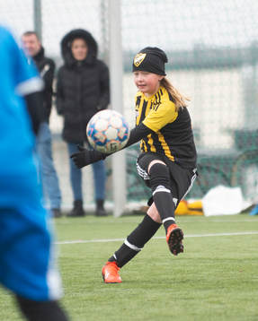 i träningsmatchen för pojkar födda 2011 mellan IFK