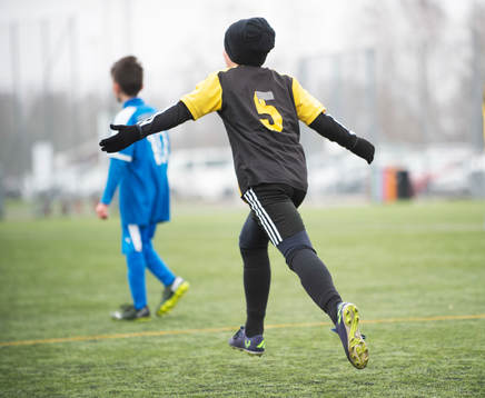 i träningsmatchen för pojkar födda 2011 mellan IFK
