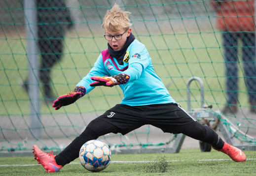 i träningsmatchen för pojkar födda 2011 mellan IFK
