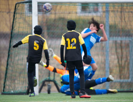 i träningsmatchen för pojkar födda 2011 mellan IFK