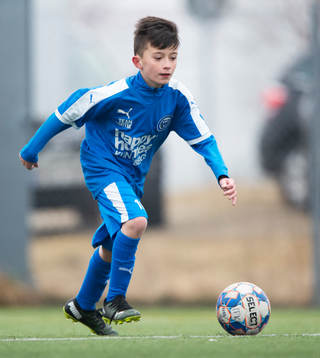 i träningsmatchen för pojkar födda 2011 mellan IFK