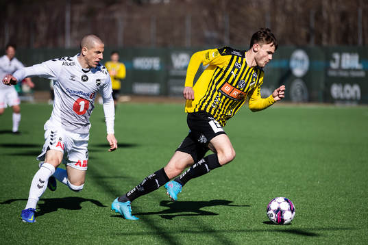 Odds Milan Jevtovic och Häckens Oscar Uddenäs