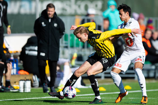 Häckens Jasse Tuominen och Odds Josef Brian Baccay