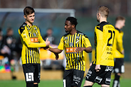 Häckens Leo Bengtsson, Ibrahim Sadiq och Tomas Totland