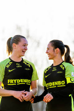 Elisabeth Terland and Tuva Hansen of Brann