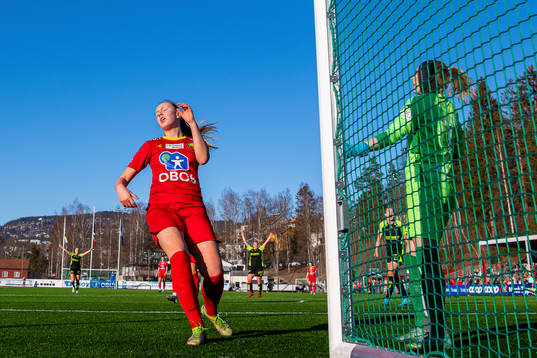 Rakel Jagtøien Renolen of Røa looks dejected