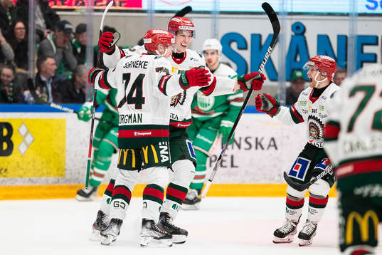 Frölundas Andreas Borgman jublar