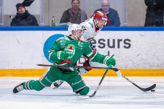 Rögles Daniel Zaar och Frölundas Mats Rosseli Olsen