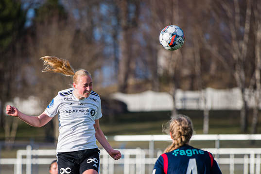 Emilie Bragstad of Rosenborg scores the 6-0 goal