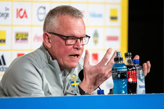 Head coach Janne Andersson of Sweden