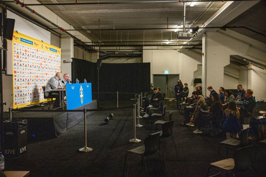 Head coach Janne Andersson of Sweden