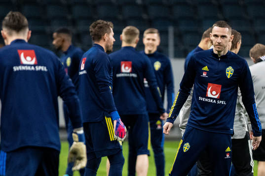 Branimir Hrgota of the Swedish national football team