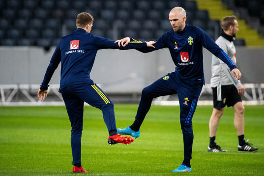 Marcus Danielson of the Swedish national football team