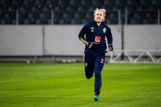 Emil Forsberg of the Swedish national football team
