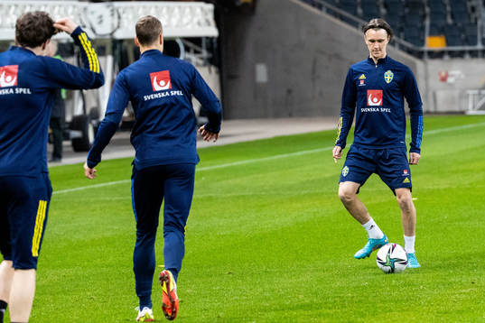 Kristoffer Olsson of the Swedish national football team