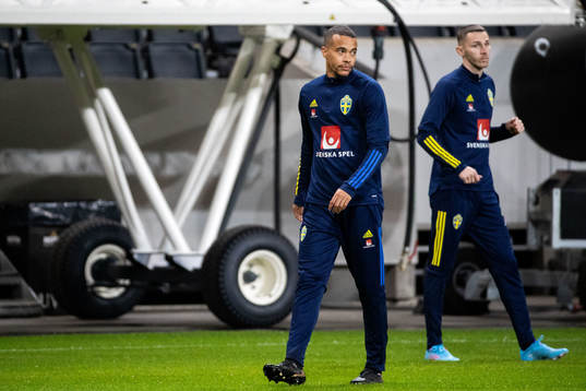 Robin Quaison of the Swedish national football team
