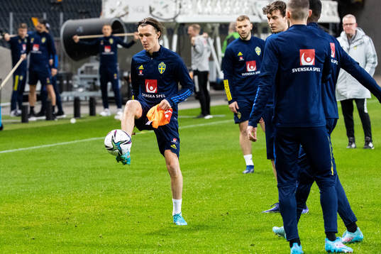 Kristoffer Olsson of the Swedish national football team