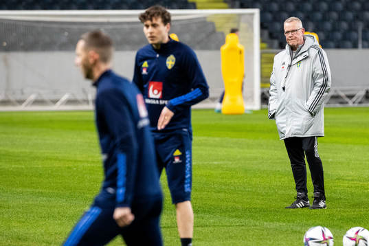 Head coach Janne Andersson of the Swedish national football