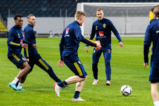 Viktor Claesson of the Swedish national football team