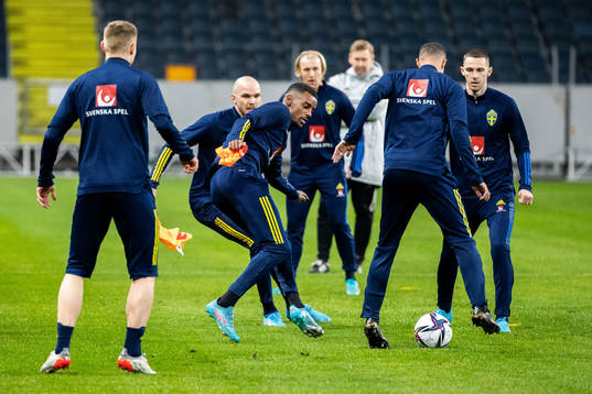 Alexander Isak of the Swedish national football team