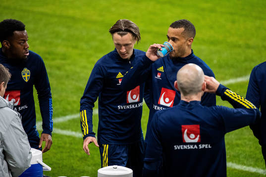 Robin Quaison of the Swedish national football team