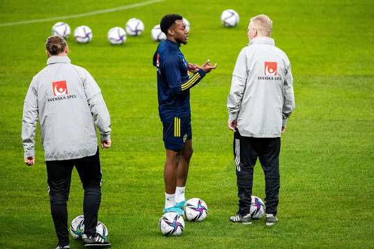 Anthony Elanga of the Swedish national football team