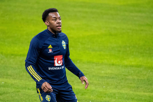Anthony Elanga of the Swedish national football team