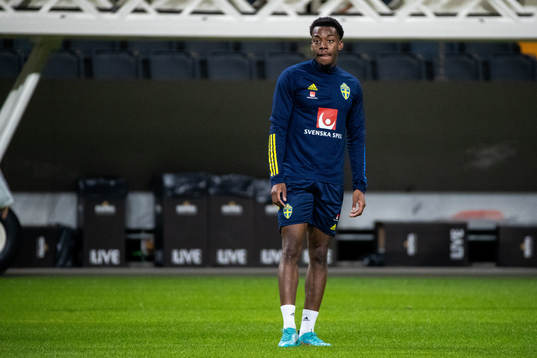 Anthony Elanga of the Swedish national football team