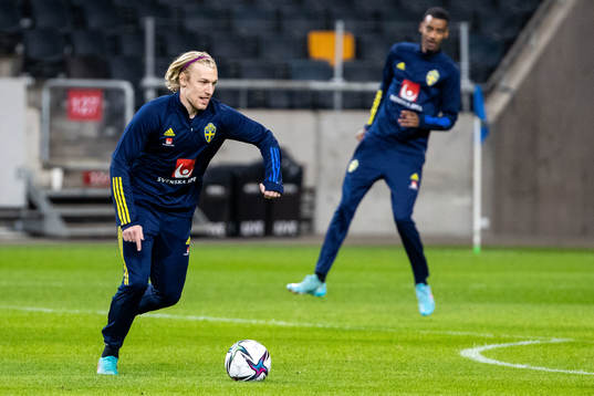 Emil Forsberg of the Swedish national football team