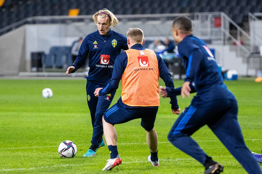 Emil Forsberg of the Swedish national football team