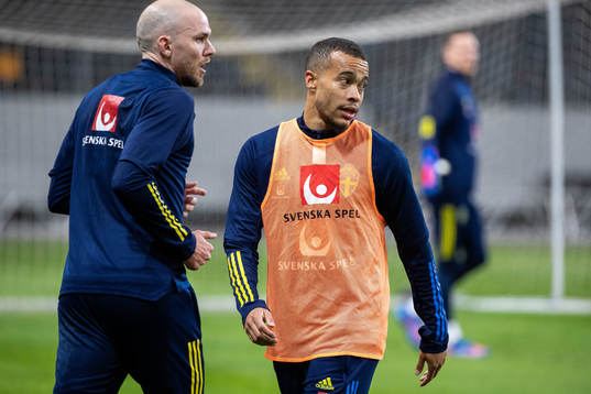 Robin Quaison of the Swedish national football team