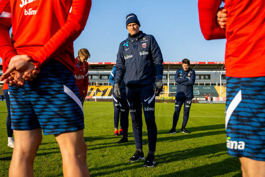 Ståle Solbakken, head coach of the Norwegian national